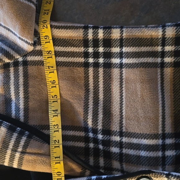 Plaid Shawl Collar Coat - Picture 7 of 9
